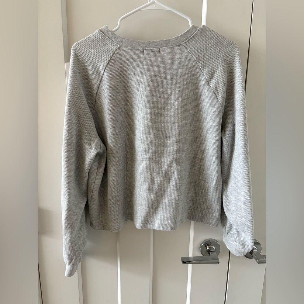 NWOT Dynamite Summit Waffle Henley Top - Picture 5 of 5